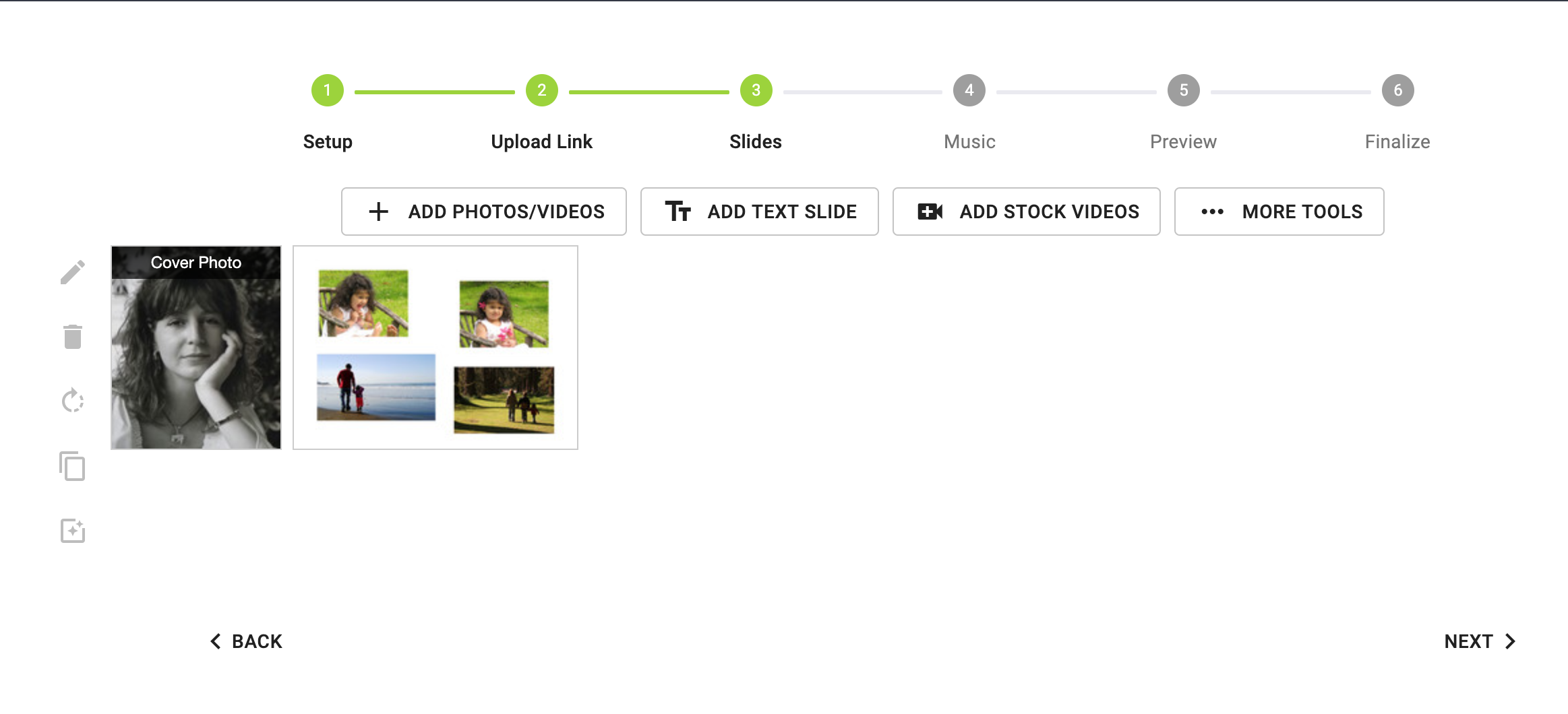 Can I crop multiple photos on one scan?